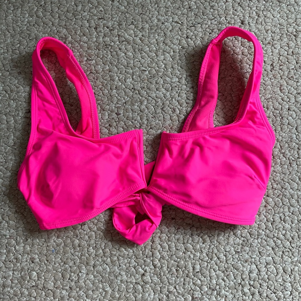 Bright Pink Bikini Top